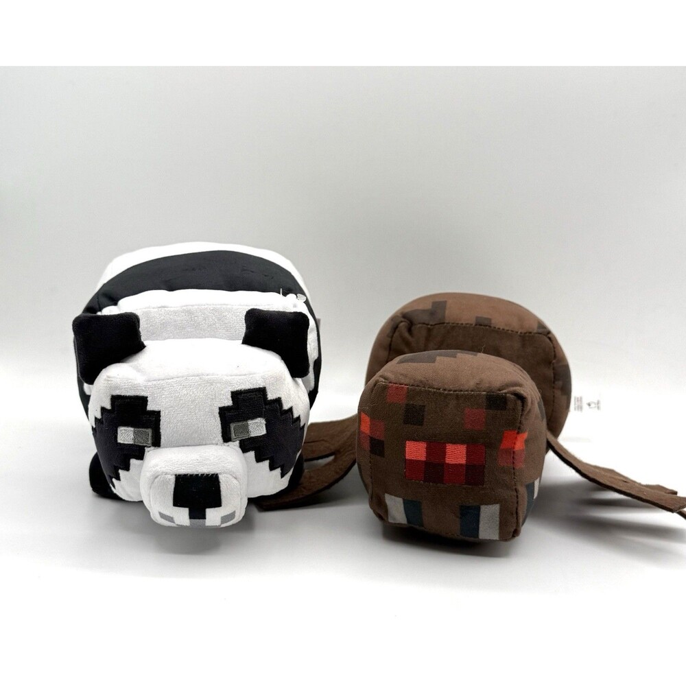 Minecraft Panda 10" Plush Mojang Mattel 2022 Spider Toy Lot